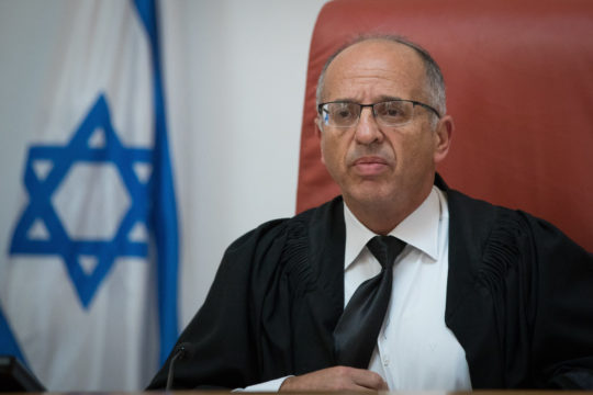 השופט נעם סולברג (צילום: יונתן זינדל, פלאש 90)