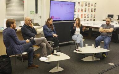 כנס העיתונות העצמאית של "העין השביעית" ו"שקוף" ספריית בית אריאלה, תל אביב 7.1.2022