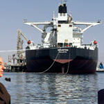 כץ, סילמi ומכלית נפט בנמל אילת (צילום: גל שטיינבאום, תומר נויברג, שיר תורם פלאש 90)