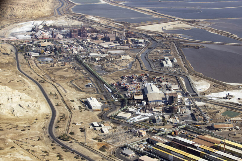 מפעלי ים המלח בבעלות כיל (צילום: משה שי, פלאש 90)
