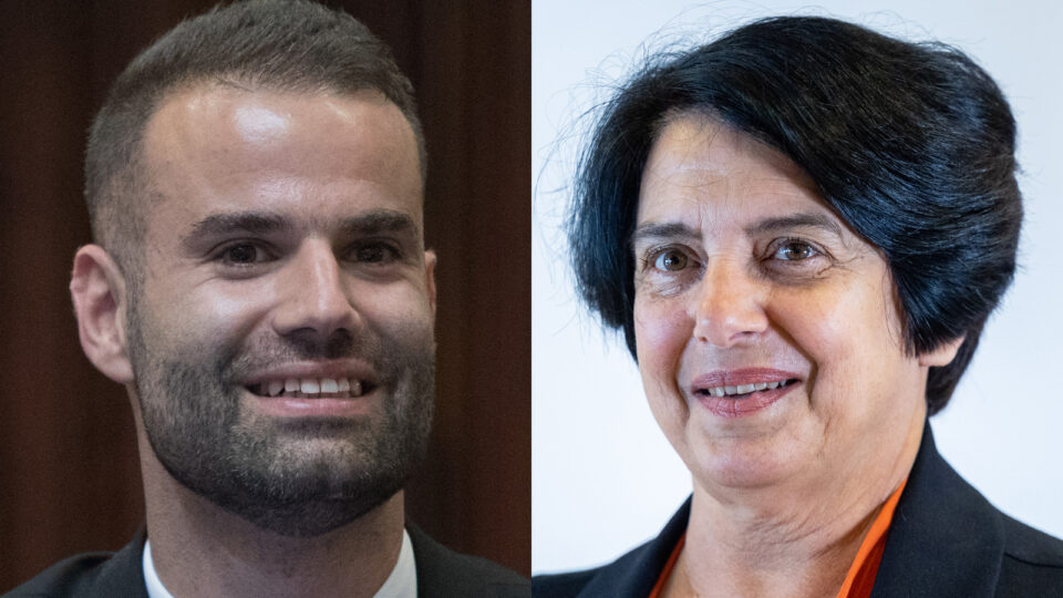 חברי הכנסת מטי צרפתי-הרכבי ויוראי להב-הרצנו (צילומים: יונתן זינדל ונעם ריבקין-פנטון, פלאש 90)