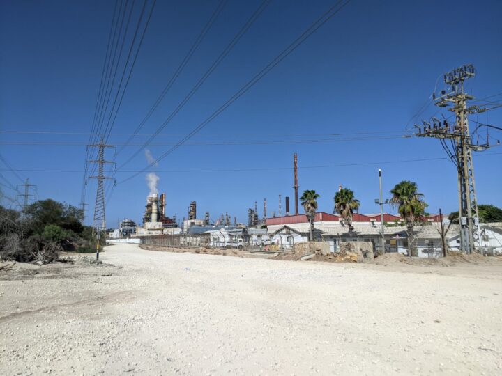 אזור התעשייה אשדוד, ספטמבר 2022 (צילום: יעל געתון)