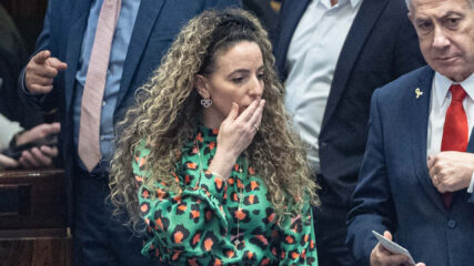 השרה להגנת הסביבה עידית סילמן, 23.7.25 (צילום: יונתן זינדל)