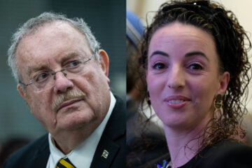 השרה עידית סילמן ונציב שירות המדינה דניאל הרשקוביץ (צילומים: גילי יערי ויונתן זינדל, פלאש 90)