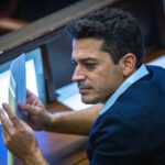 השר עמיחי שיקלי במליאת הכנסת, דצמבר 2022 (צילום: אוליבייה פיטוסי, פלאש 90)