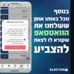 צילום מסך מסרטון הדרכה של אפליקציית הבחירות "אלקטור"