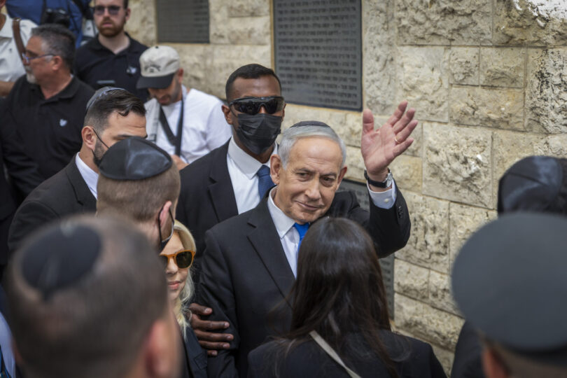 רה"מ הנאשם בנימין נתניהו, יום הזיכרון, 21.4.26 (צילום: דרור פזואלו)