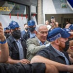 רה"מ הנאשם בנימין נתניהו באירוע בחירות, אשדוד, 29.6.26 (צילום: לירון מולדובן)
